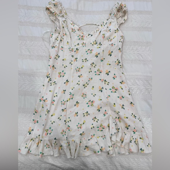 Free People Like A Lady Printed Mini Dress - Picture 2 of 4